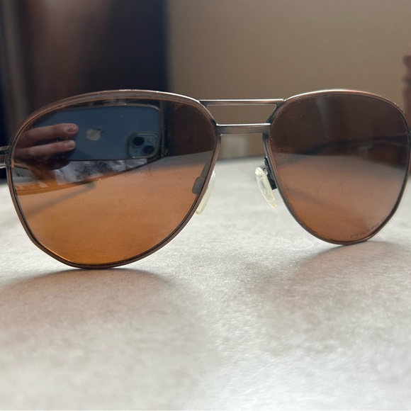 Oakley Prizm P Brown Aviator Sunglasses - Picture 8 of 9